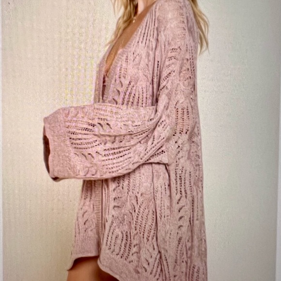 Oversized Mauve Cardigan - Picture 4 of 5